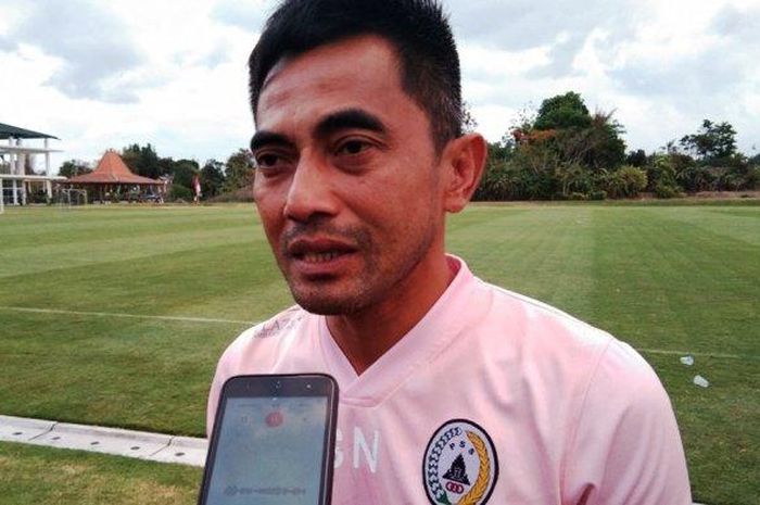 Pelatih PSS Sleman, Seto Nurdiyantoro.