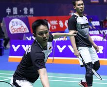 Momen Skill Ajaib Hendra Setiawan yang Hampir Bikin Marcus Fernaldi Gideon Jatuh Tersungkur