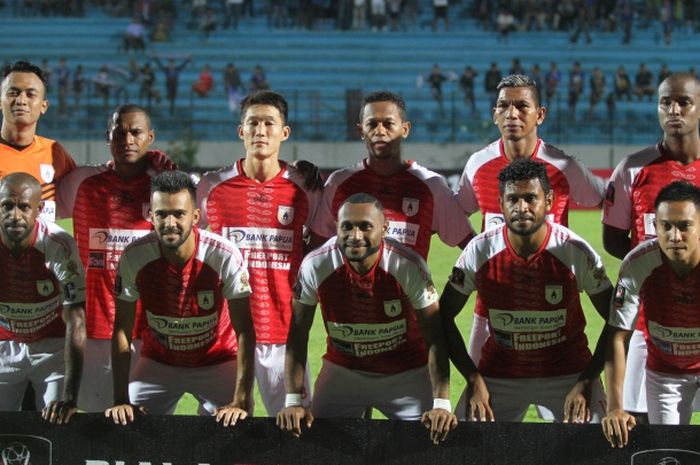 Skuat Persipura Jayapura di Piala Presiden 2019.