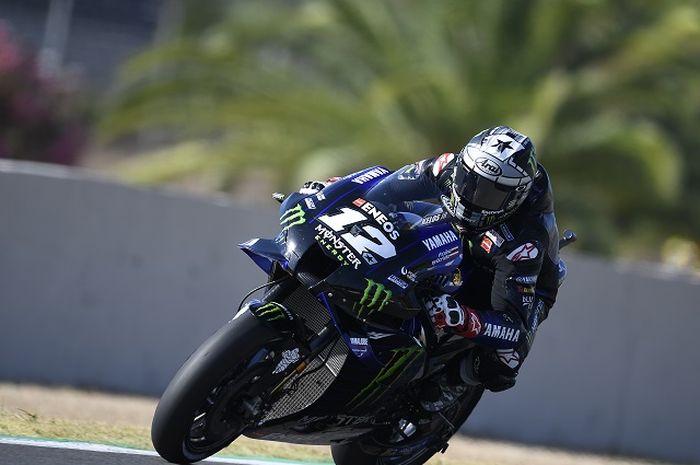 Maverick Vinales tercepat di FP3 MotoGP Andalusia sekaligus cetak rekor waktu