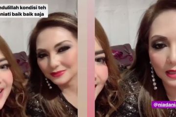 Nia Daniaty berikan klarifikasi soal kecelakaan yang menimpanya.