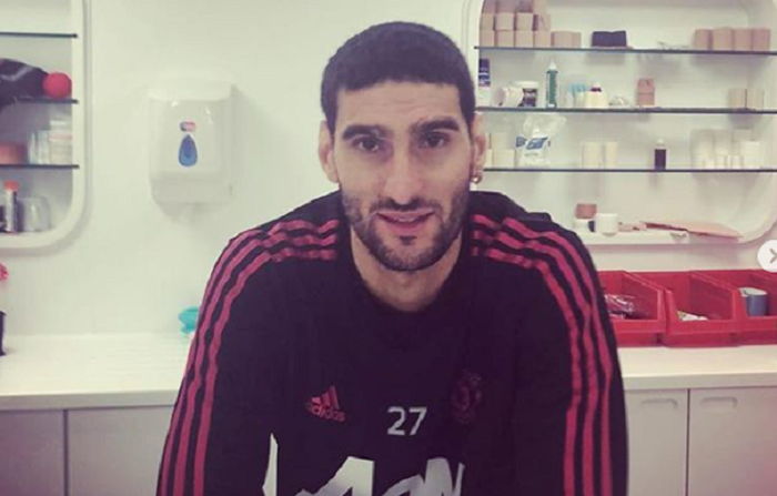 Gelandang timnas Belgia dan Manchester United, Marouane Fellaini