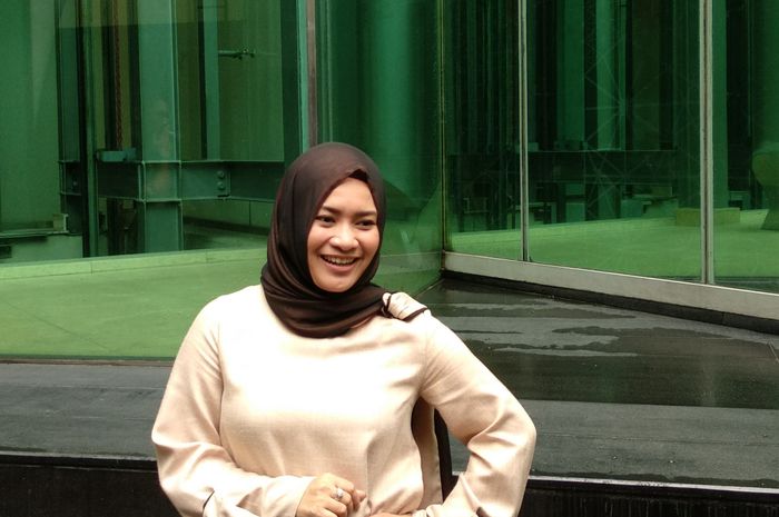 Ikke Nurjanah yang Grid.ID temui di Hotel Indonesia, Kempinski, Jakarta Pusat, Kamis (26/4/2018).