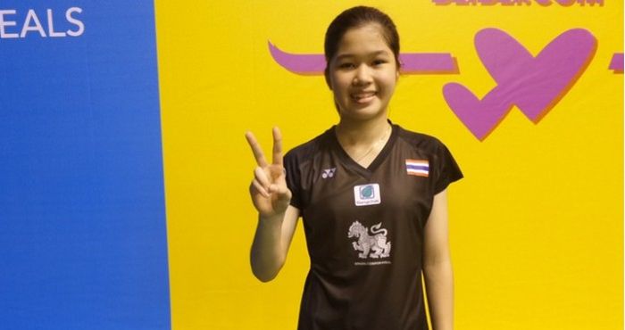 Pemain tunggal putri Thailand, Phittayaporn Chaiwan.