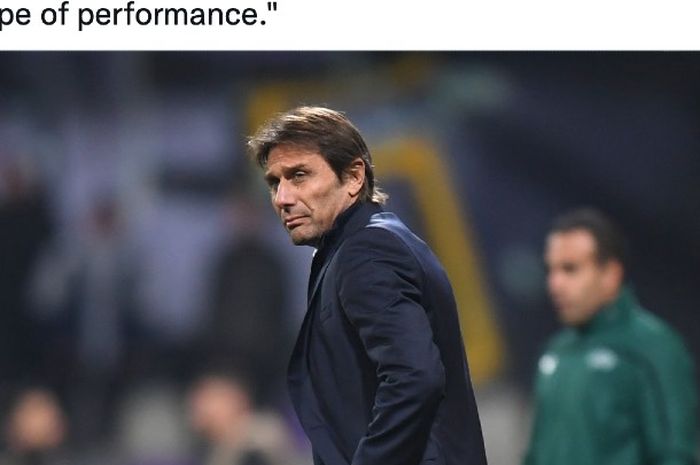 Pelatih Tottenham Hotspur, Antonio Conte.