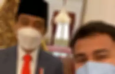 Raffi Ahmad dan Presiden Jokowi 