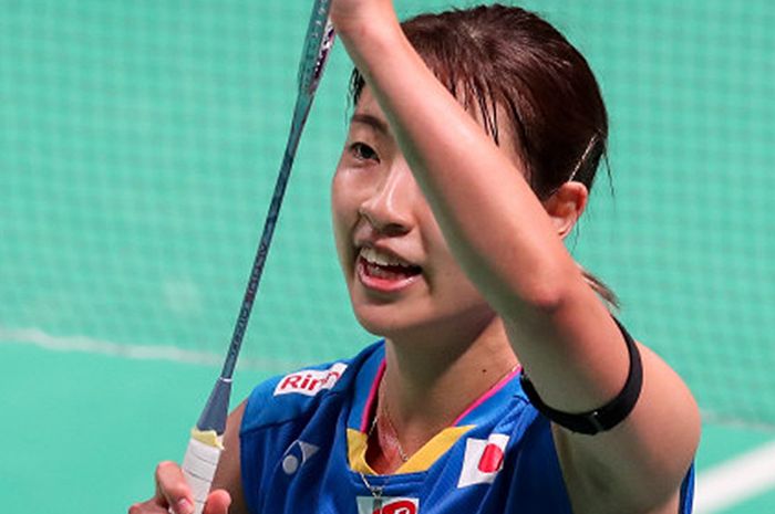 Pebulu tangkis Jepang, Nozomi Okuhara, menjadi juara Denmark Open 2020 setelah mengalahkan Carolina Marin (Spanyol) pada partai final di Odense Sports Park, Denmark, 18 Oktober 2020.