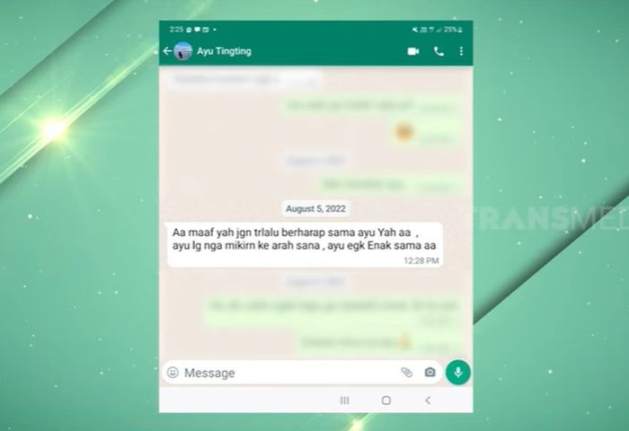 Sahrul Gunawan ditolak Ayu Ting Ting