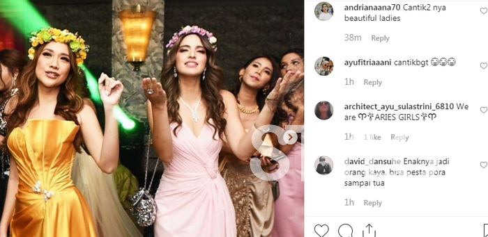 Nia Ramadhani dan BCL berpesta bersama ala orang kaya tuai komentar pujian dan nyinyiran netizen. 