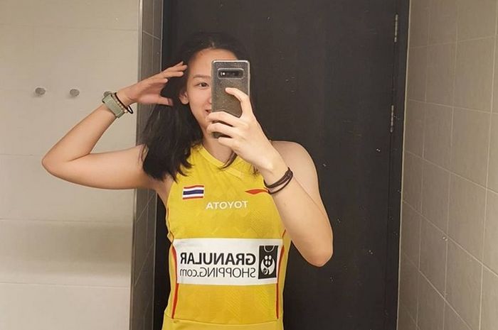 Unggahan foto dari tunggal putri Thailand, Pornpawee Chochuwong di akun Instagram pribadinya @pcmeew
