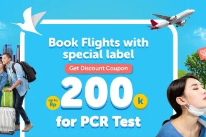 Cara Mendapat Kupon Diskon Tes PCR hingga Rp200 Ribu dari Traveloka