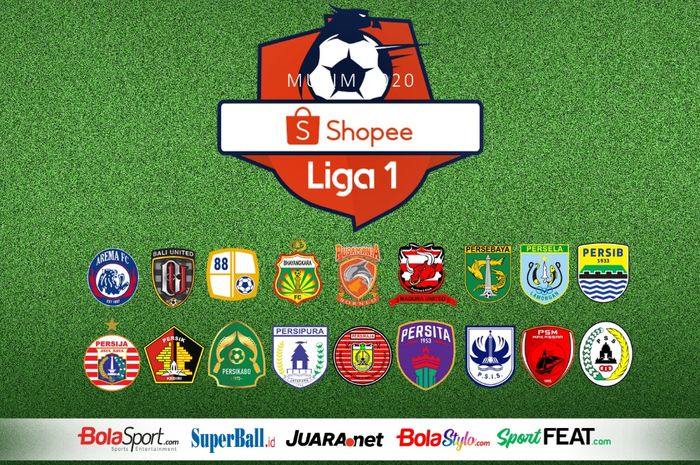 Ilustrasi berita Liga 1 2020.