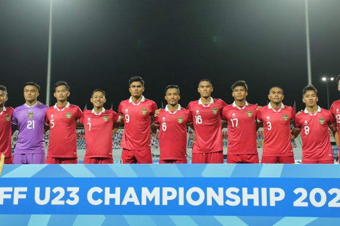 Skuad Timnas U-23 Indonesia saat tampil di Piala AFF U-23 2023.