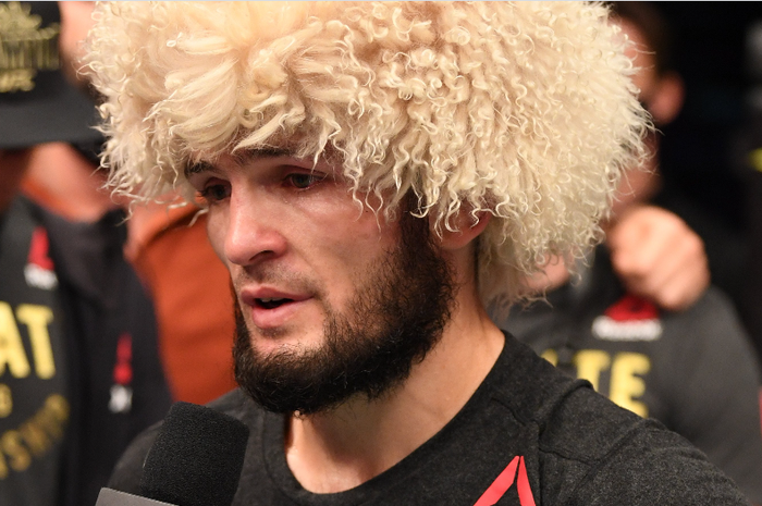 Pensiunan jagoan UFC sangar asal Rusia, Khabib Nurmagomedov.