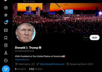 Donalp Trump Belum Unggah Apapun Meski Instagram dan Facebooknya Balik