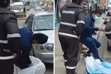 Jampier Gaspar Montes Polisi yang menyamar menjadi petugas medis demi bisa ketemu ayahnya di rumah sakit.