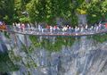 Mengerikan! Jalan Kaca Setinggi 1.400 meter dibuka di Tiongkok, Hanya Melihat Gambar Ini Bisa Bikin Vertigo