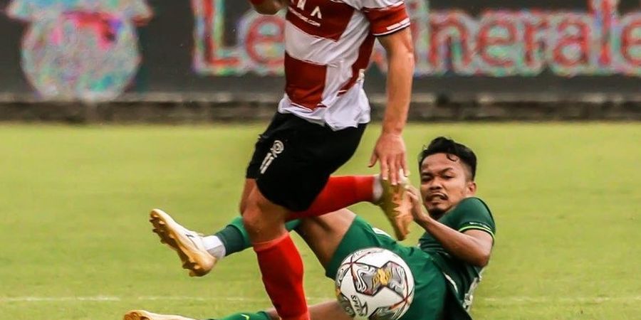 Hasil Liga 1 - Ahmad Nurfiandani Giring Bola dari Tengah Lapangan dan Cetak Gol, Persebaya Surabaya Tumbangkan  Madura United