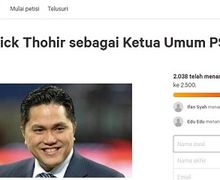 Lebih dari 2.000 Orang Teken Petisi, Begini Reaksi Erick Thohir Saat Diminta Jadi Ketum PSSI