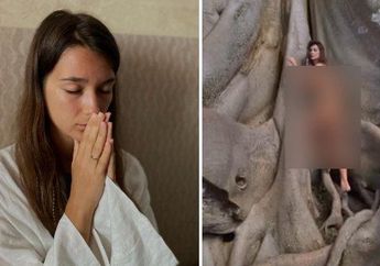 Rasakan Sakitnya Dihujat Netizen Indonesia, Bule Cantik yang Nekat Pose Tanpa Busana di Pohon Keramat Bali Akhirnya Minta Maaf, Kini Terancam Dipenjara: Saya Menyesal!