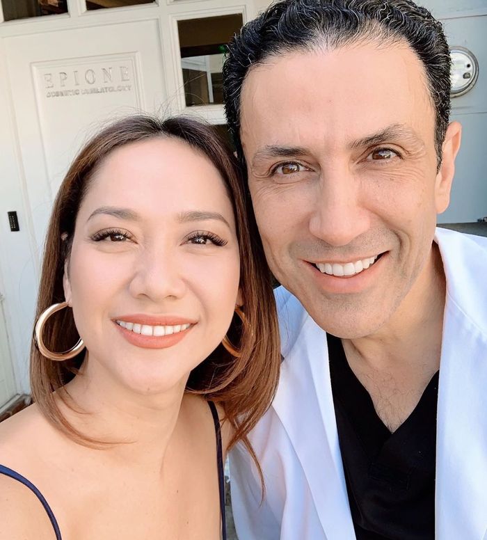 Tampilan <a href='https://manado.tribunnews.com/tag/bunga-citra-lestari' title='Bunga Citra Lestari'>Bunga Citra Lestari</a> kala foto bareng dokter langganan Kardashian dan Agnez Mo di Los Angeles