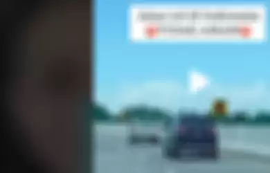 Tangkapan layar video yang menyebut jalan tol di Indonesia tidak aman(screenshoot) 