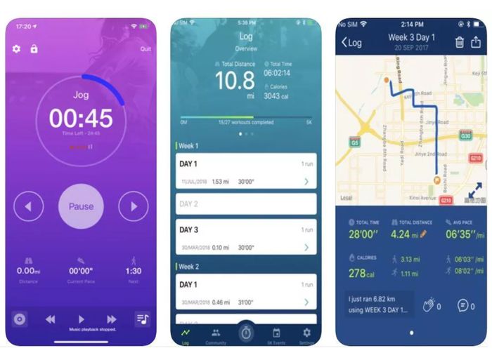couch to 5k apple watch without phone