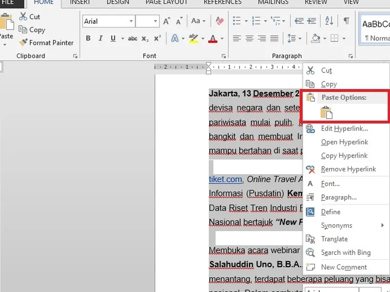 Cara Membersihkan Teks Hasil Copy Paste di Ms Word, Pelajar Wajib Tau ...