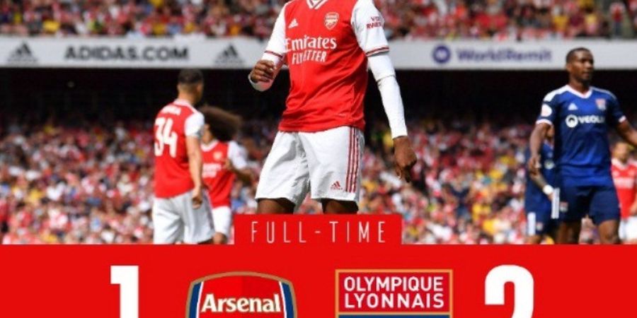 Jadi Korban Comeback Lyon, Arsenal Gagal Juara Piala Emirates