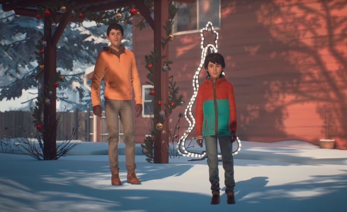 Cameo Character Live is Strange 2 in Game The Awesome Adventure of Captain Spirit