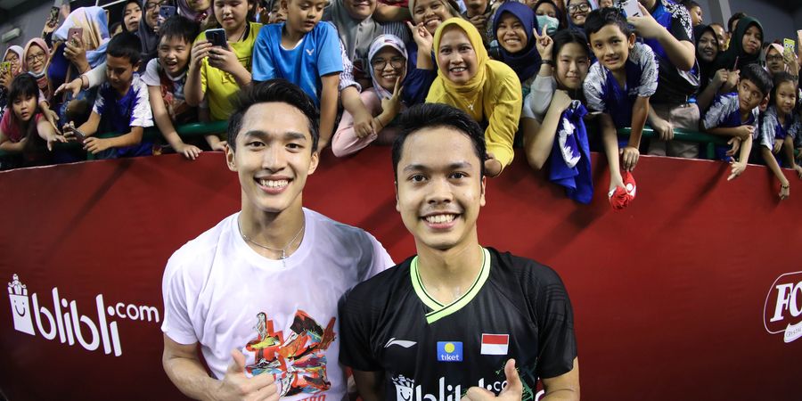 Jonatan Christie dan Anthony Ginting Meriahkan Kejurnas PBSI 2019