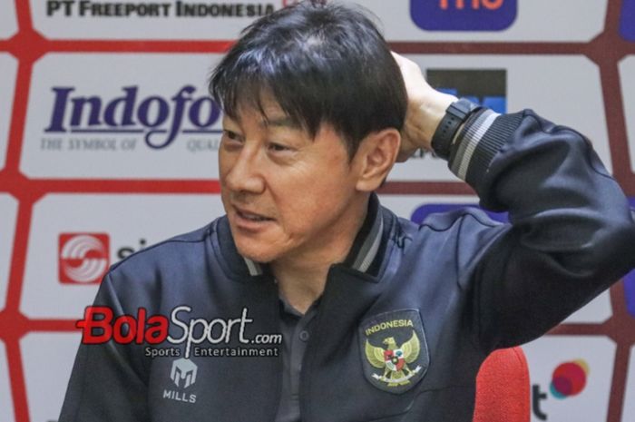 Pelatih timnas Indonesia, Shin Tae-yong.