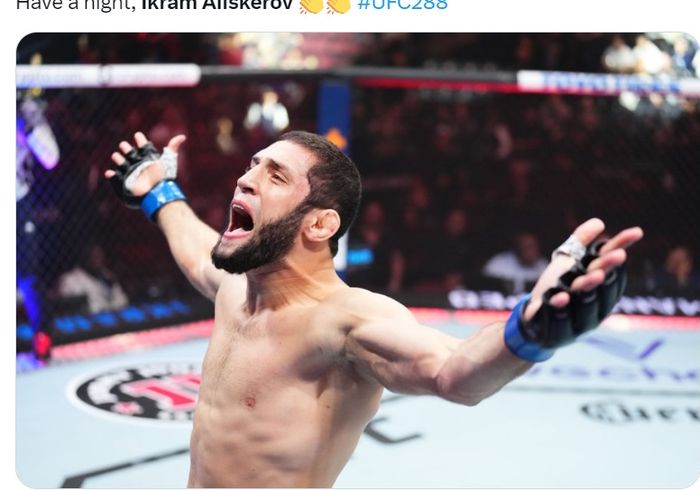 Sosok jagoan UFC yang digadang-gadang sebagai lawan terkuat Khamzat Chimaev, Ikram Aliskerov.