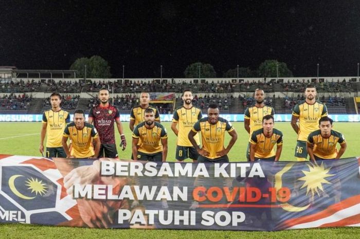 Para pemain Kedah FC kala melakukan sesi foto sebelum melakoni sebuah laga.