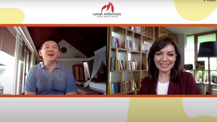 Ahok dan Najwa Shihab.