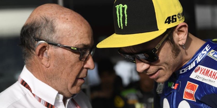 Bos Dorna Sports Minta Valentino Rossi Tetap Balapan pada MotoGP 2022