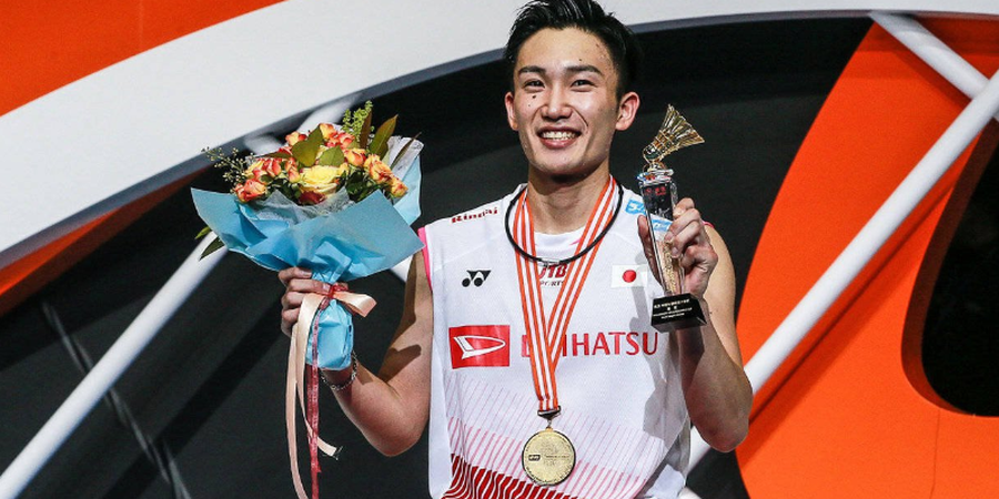 Selalu Tampil Gemilang di Final, Kento Momota Termotivasi Kekalahan di Jakarta