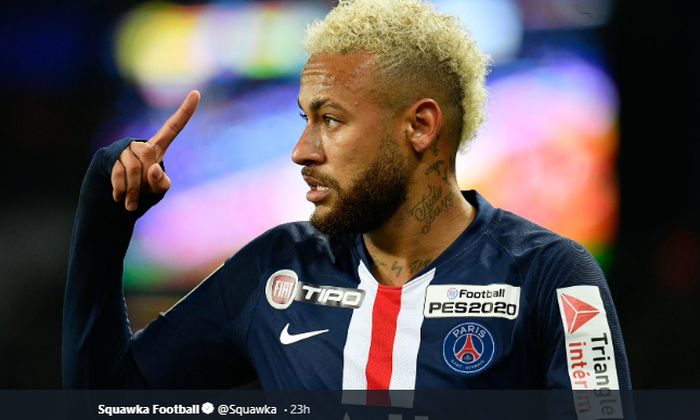 Megabintang Paris Saint-Germain, Neymar.