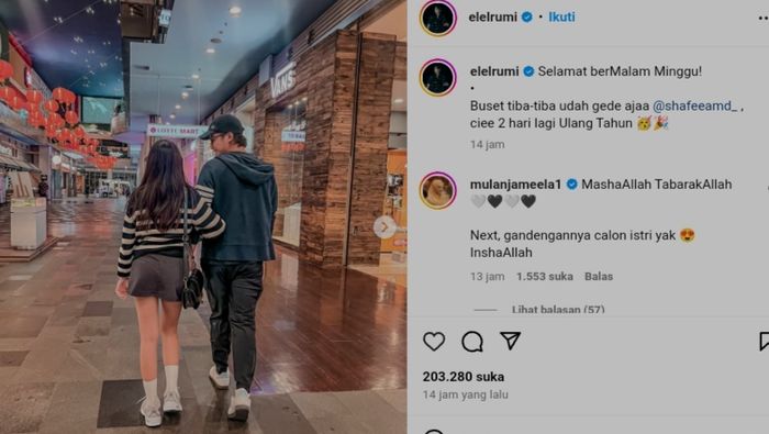 Heboh El Rumi Gandeng Mesra Cewek Cantik, Mulan Jameela sampai Buru-buru  Kirim Doa, Netizen Kaget saat Tahu Sosok Aslinya