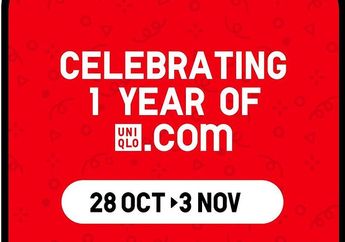 Rayakan Anniversary Pertama, UNIQLO.com Berikan Promo Belanja Online