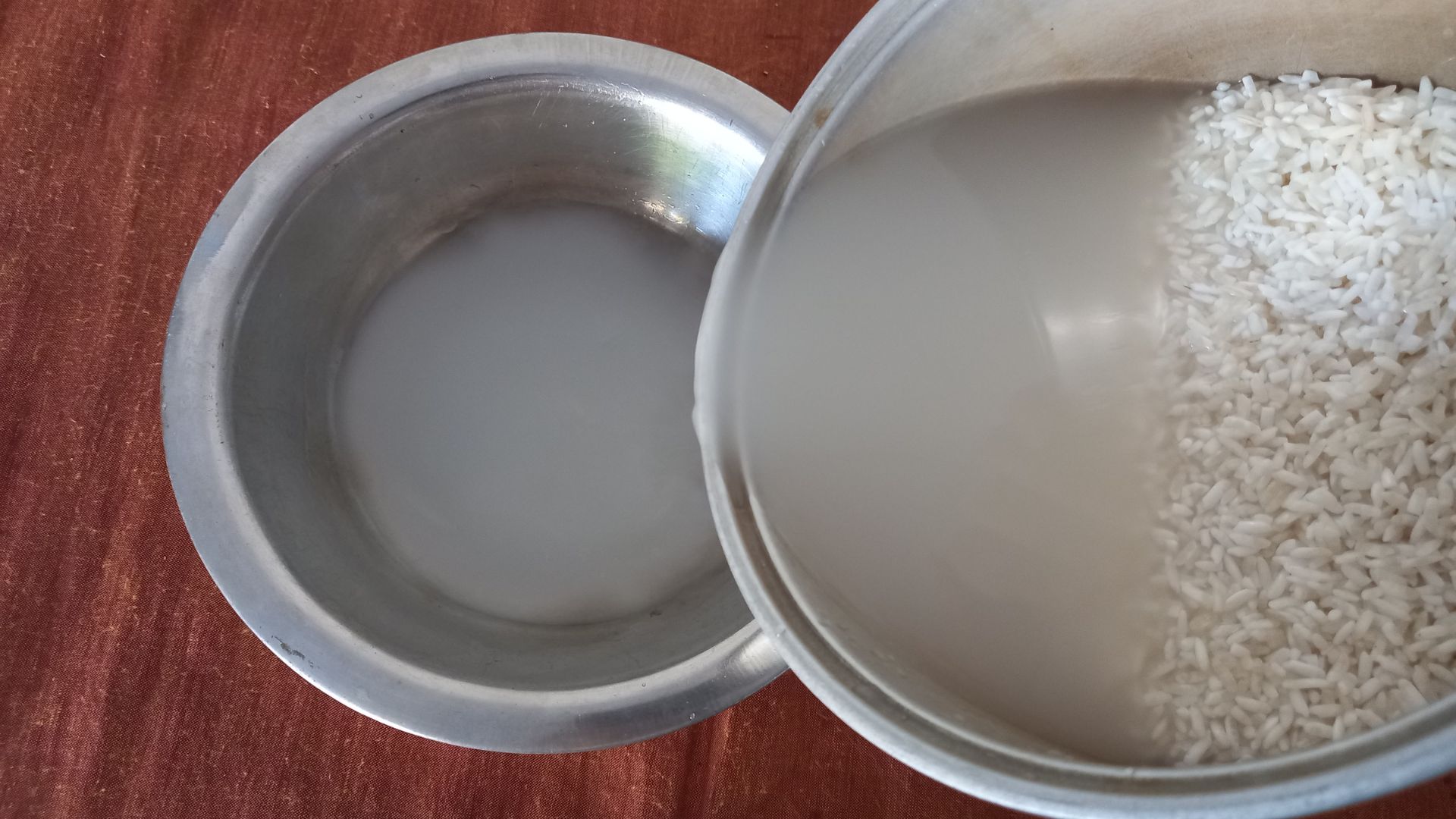 Penampakan air tajin.