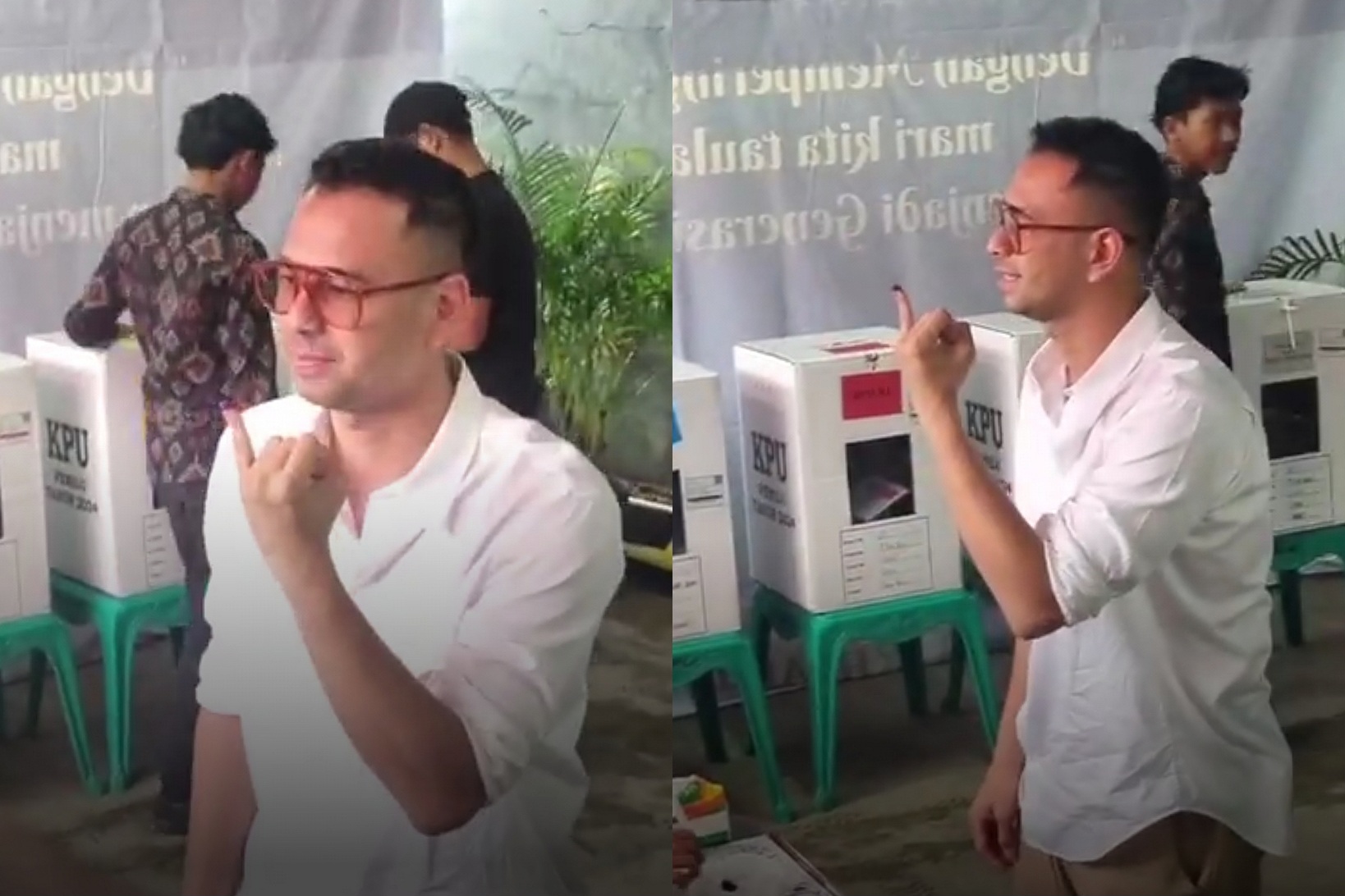Raffi Ahmad gunakan hak pilihhnya