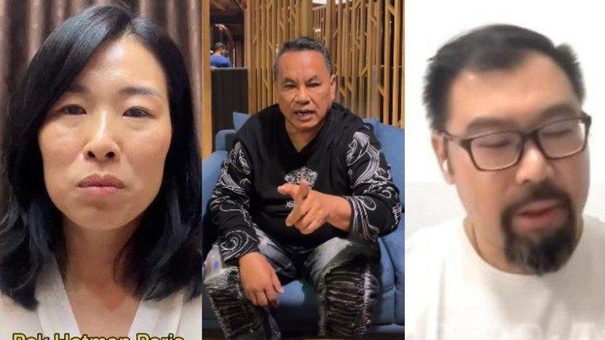 Aden Wong didukung oleh Hotman Parris