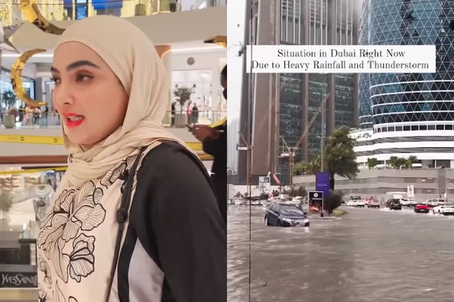 Ashanty di Dubai malahh mengalami kebanjiran