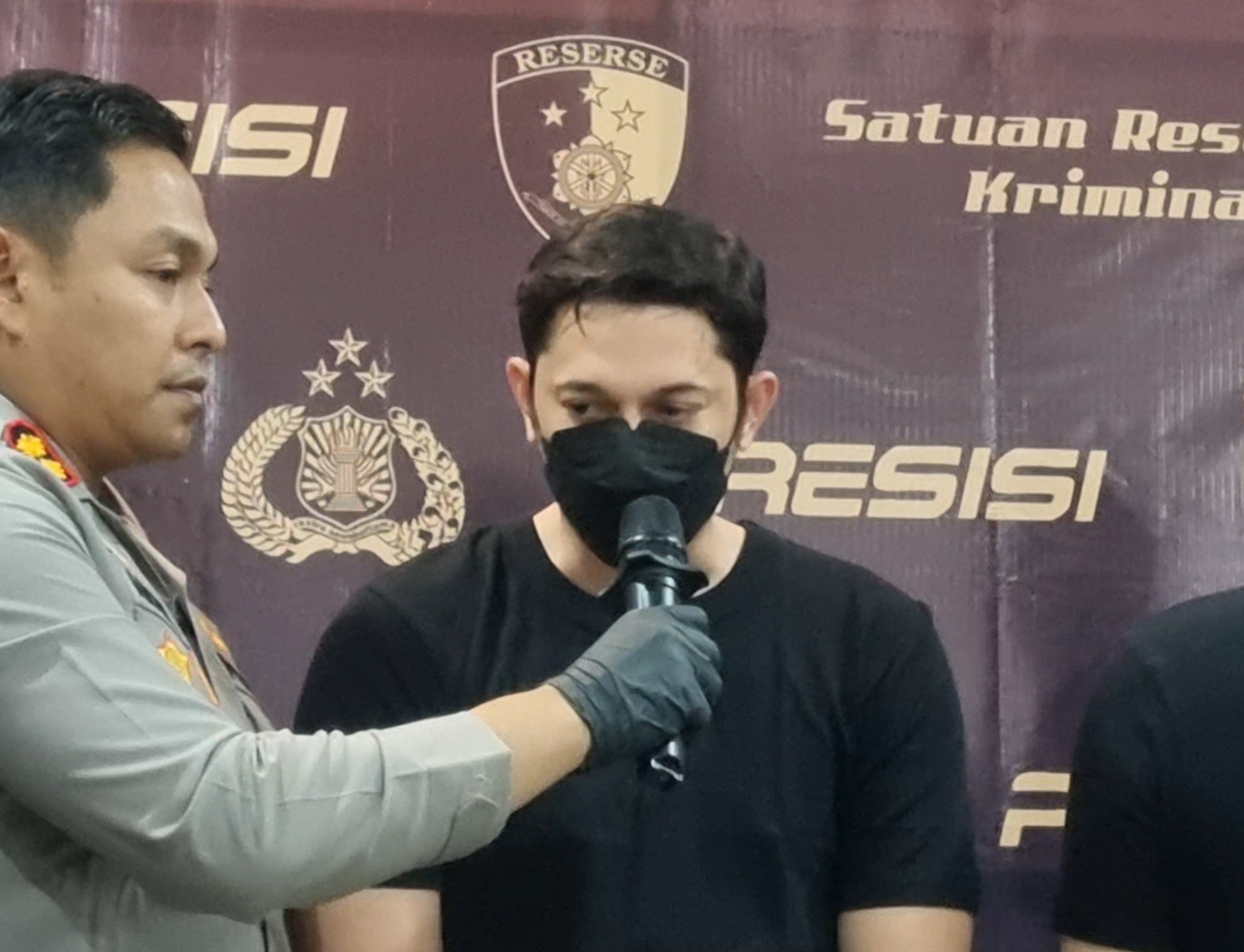 Andrew Andika di Polres Metro Jakarta Barat, Selasa (1/10/2024).
